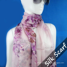 Трафаретная печать Шелковый шарф для Леди